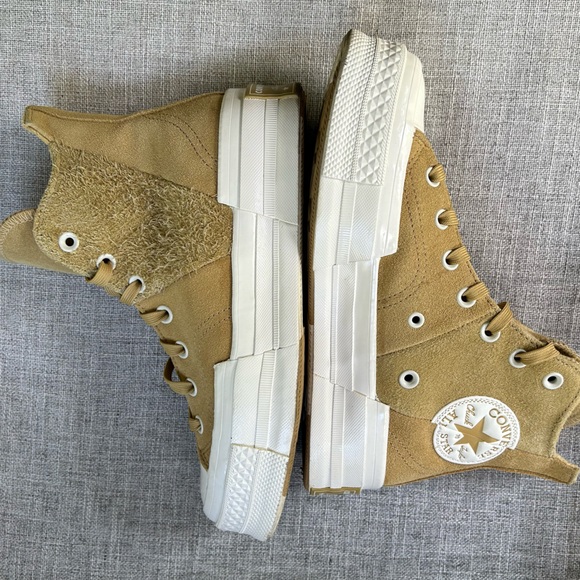 CONVERSE Chuck 70 Plus Suede Sneakers High Top Shoes Dunescape 8.5 - Picture 13 of 13